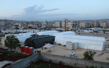 Das Feldkrankenhaus in Syrien hat über 100 Betten und ermöglicht auch komplizierte Operationen 
