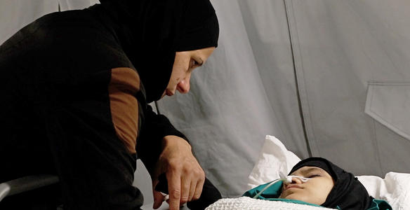 Das Feldkrankenhaus in Syrien hat Halima das Leben gerettet