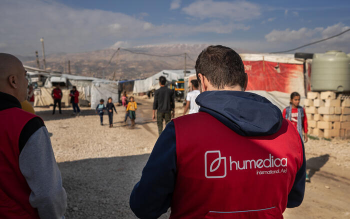 Seit 2012 hilft humedica in Flüchtlingscamps im Libanon