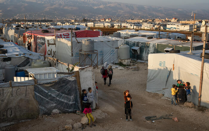 Flüchtlingscamp im Libanon