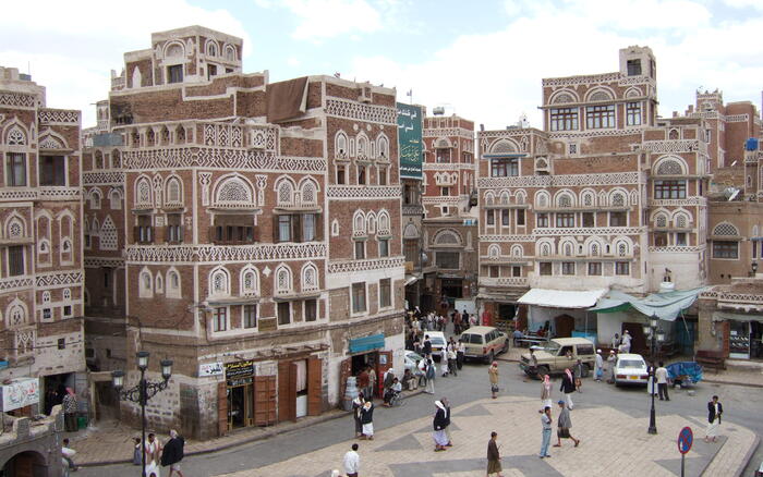 Sanaa im Jemen ist bekannt