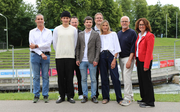 Referenten beim Netzwerkabend von humedica in Augsburg