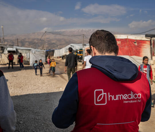 Seit 2012 hilft humedica in Flüchtlingscamps im Libanon