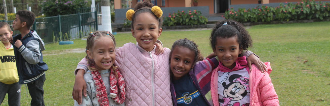 Mädchen in einer Kindertagesstätte in Brasilien