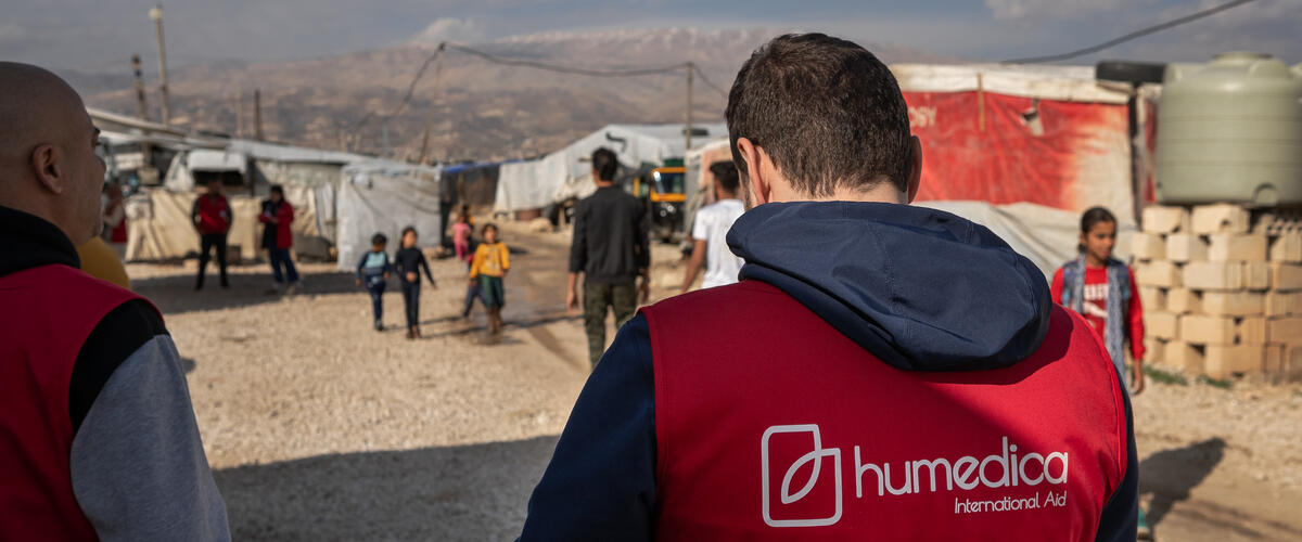 Seit 2012 hilft humedica in Flüchtlingscamps im Libanon