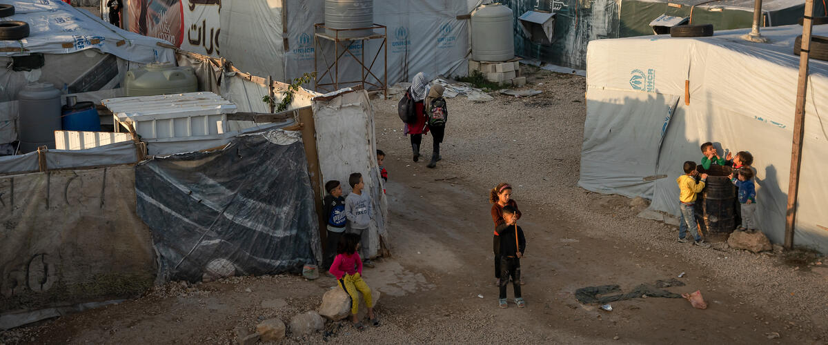 Flüchtlingscamp im Libanon