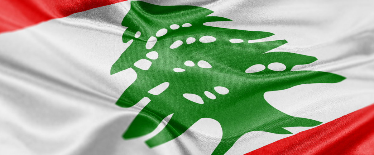Flagge des Libanon