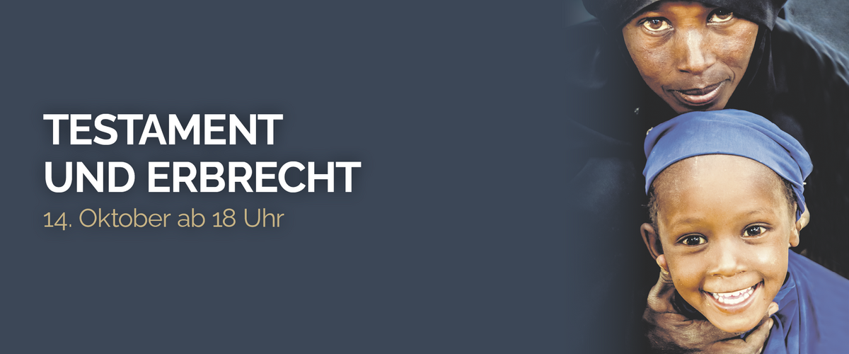 Frau mit Enkel Testament- und Erbrechts-Veranstaltung