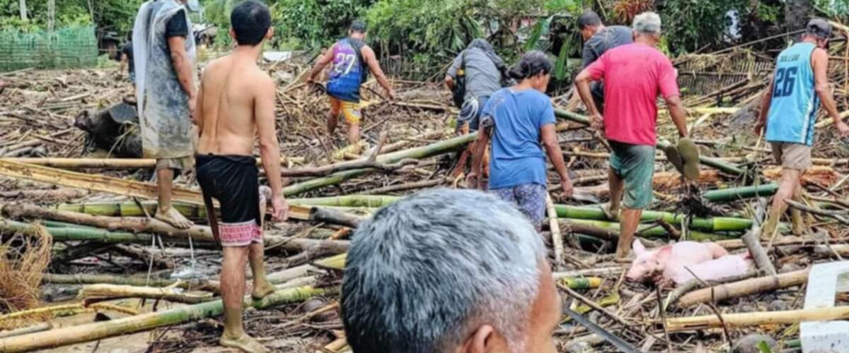 Tropensturm Trami hat unzählige Häuser auf den Philippinen zerstört