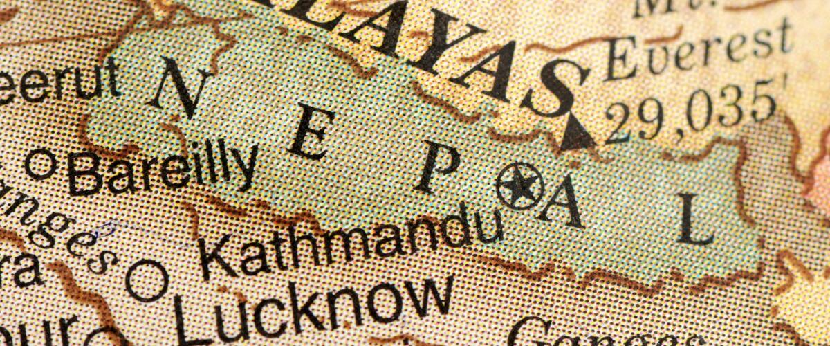 Landkarte von Nepal