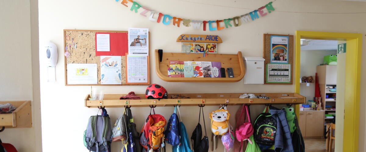 Einrichtung des Kindergartens Arche