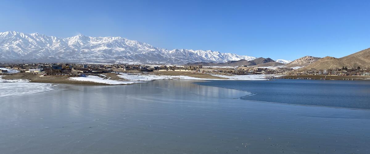 See und Berge in Afghanistan