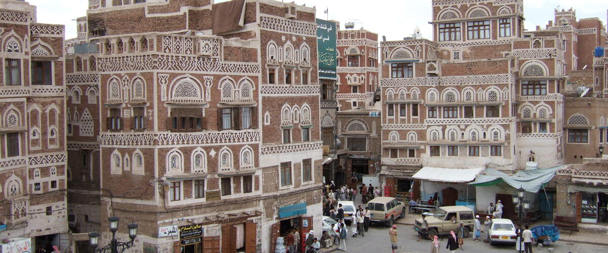 Sanaa im Jemen ist bekannt