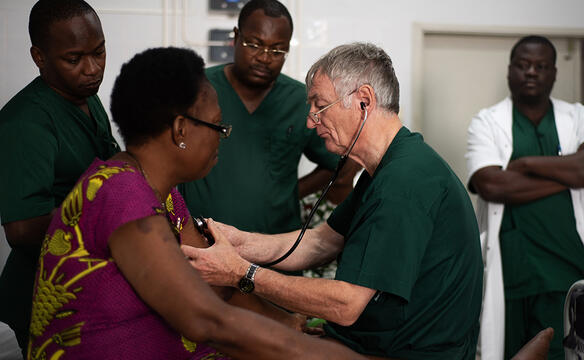 Untersuchung in Benin