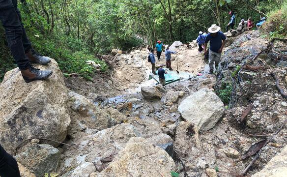 Steiler Hang in Honduras